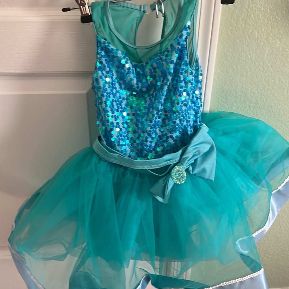 Turquoise, ballet costume